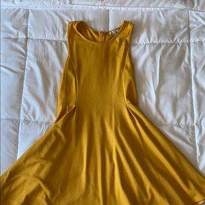 Mustard colored dress
